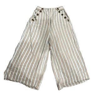 American Eagle Striped Sailor Wide Leg Pants
